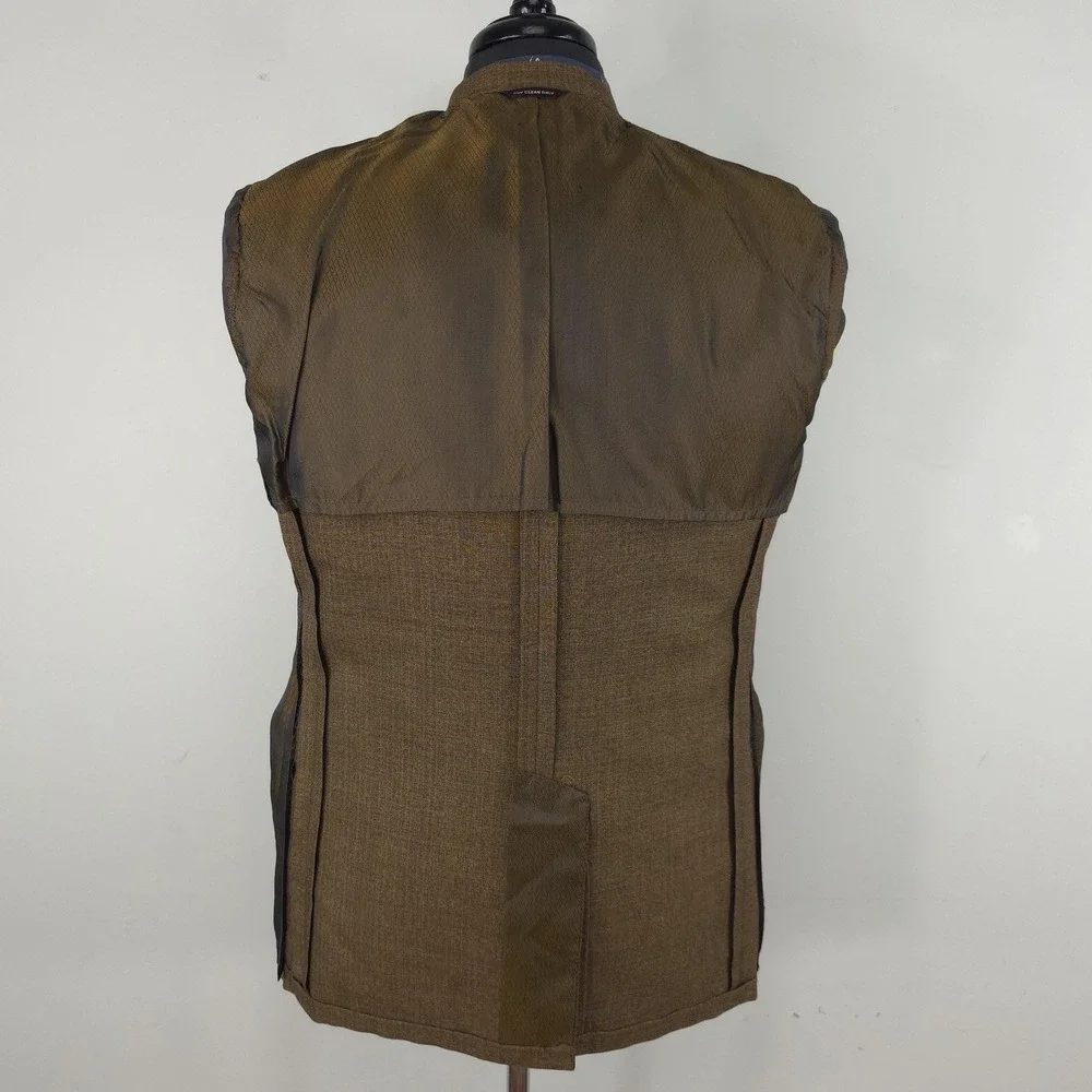 Vintage Towncraft Blazer Mens 42R Brown Check 3 Button Mod Ivy 60s Penneys‎